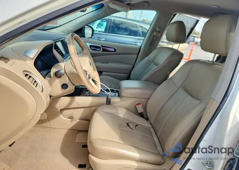 2014 Nissan Pathfinder S z USA, uszkodzony, nr VIN 5N1AR2MN5EC615950